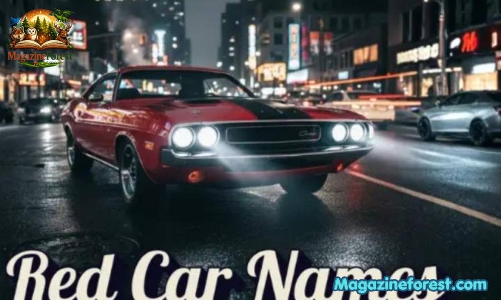 A-Z names for Red Car