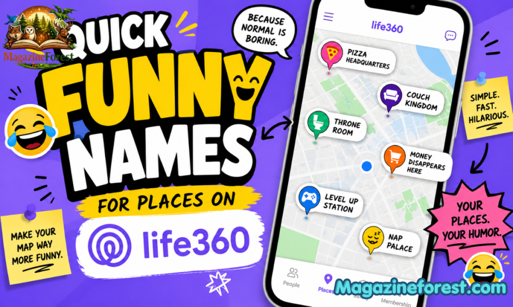 Quick Funny Names for Places on LIFE360