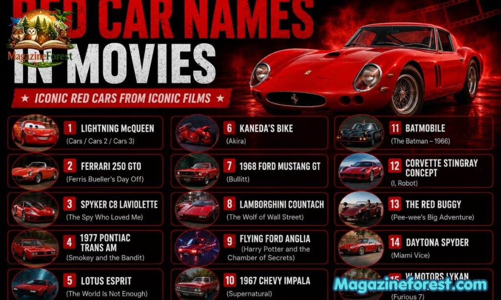 Red Car Names In Movies