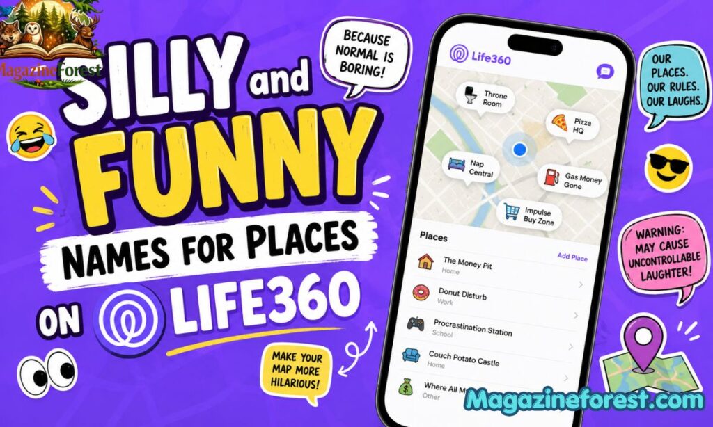 Silly and Funny Names for Places on LIFE360