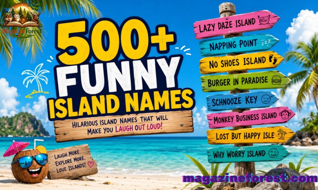 🌴500+ Funny Island Names 😂 [Ultimate List for 2025]