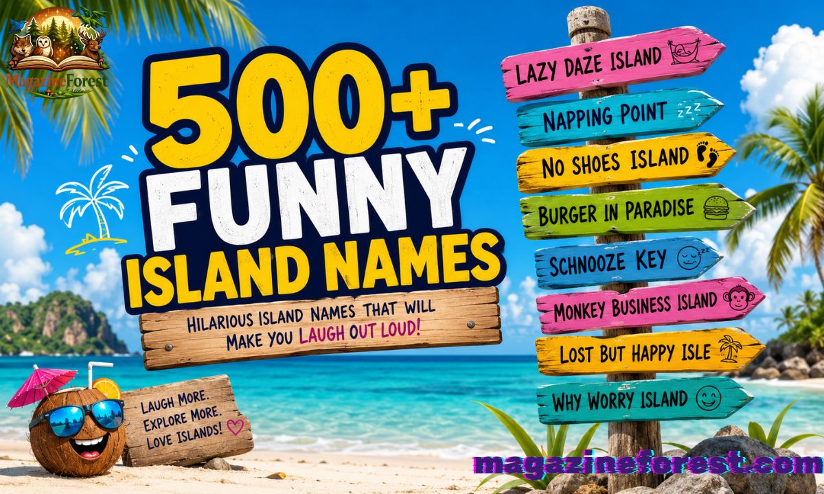 🌴500+ Funny Island Names 😂 [Ultimate List for 2025]