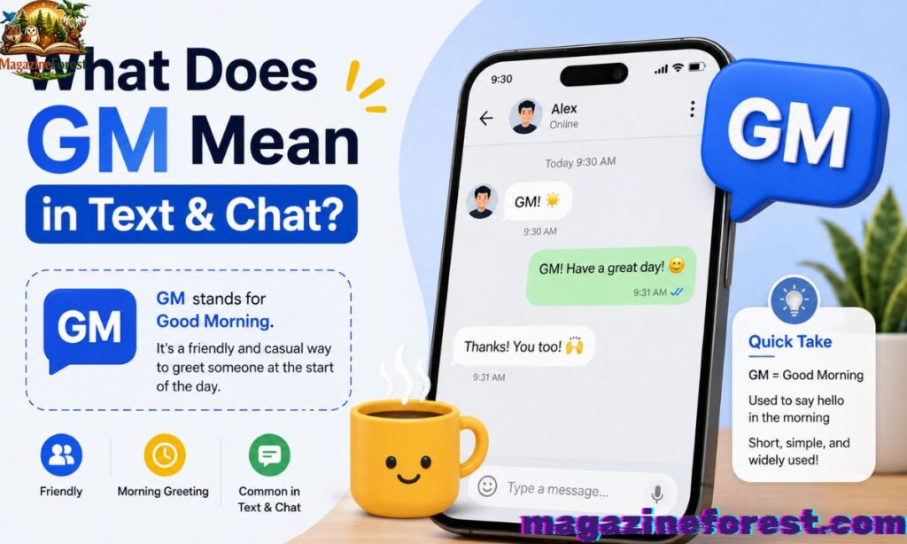What Does GM Mean in Text & Chat?