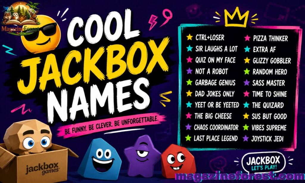 😎 Cool Jackbox Names